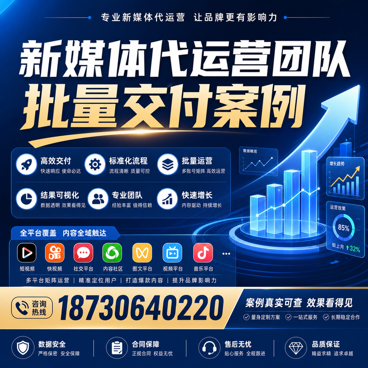 黔南代运营公司多客户账号批量高效交付案例